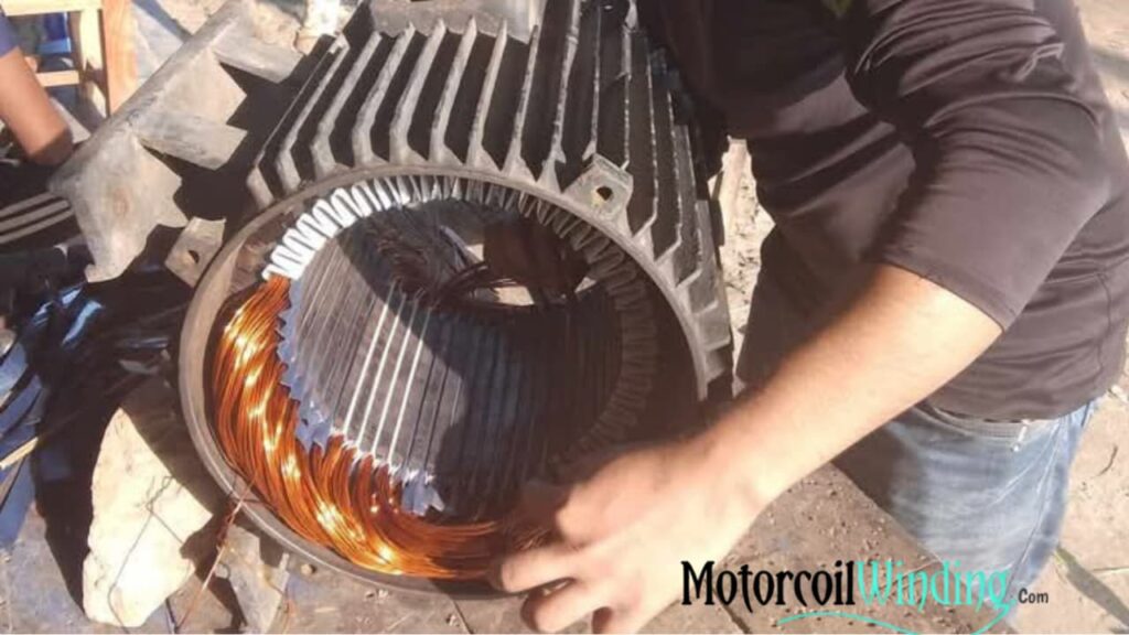 motor coil winding copper wire in sator