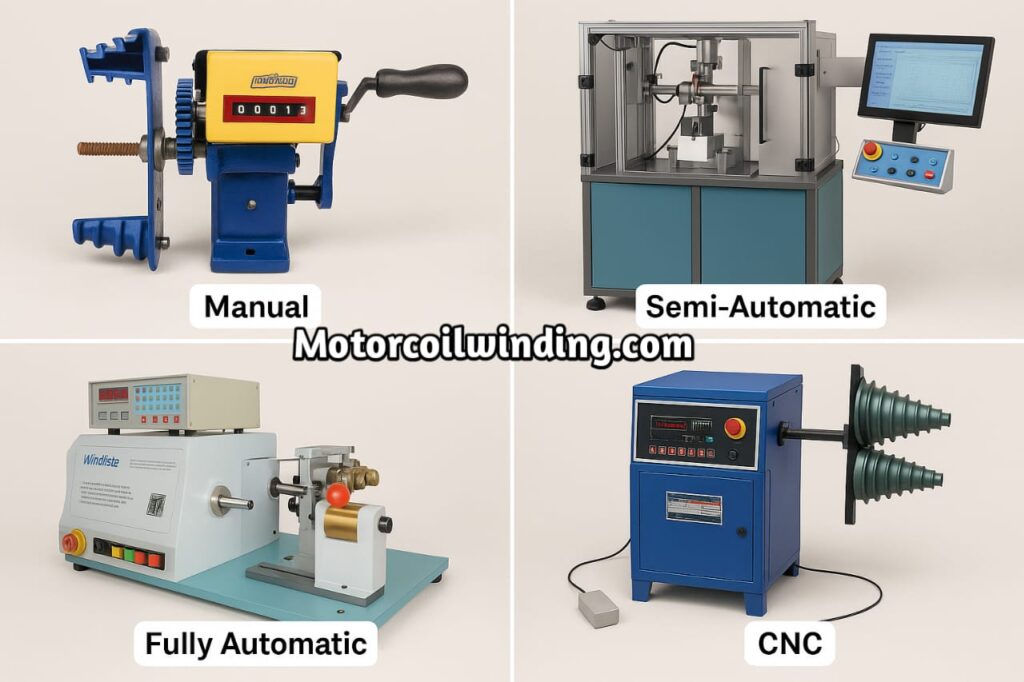 Types of Motor Coil Winding Machines