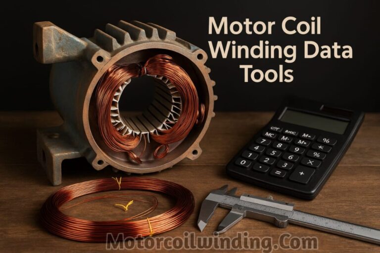 Motor Coil Winding Data Tools