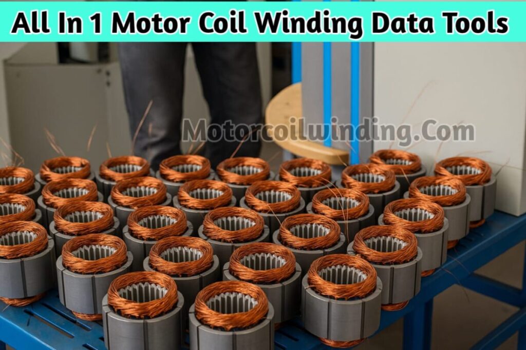 All types Motor Coil Winding Data Tools