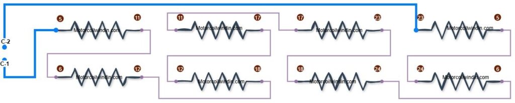 3-Phase AC Motor Delta third Phase Connection